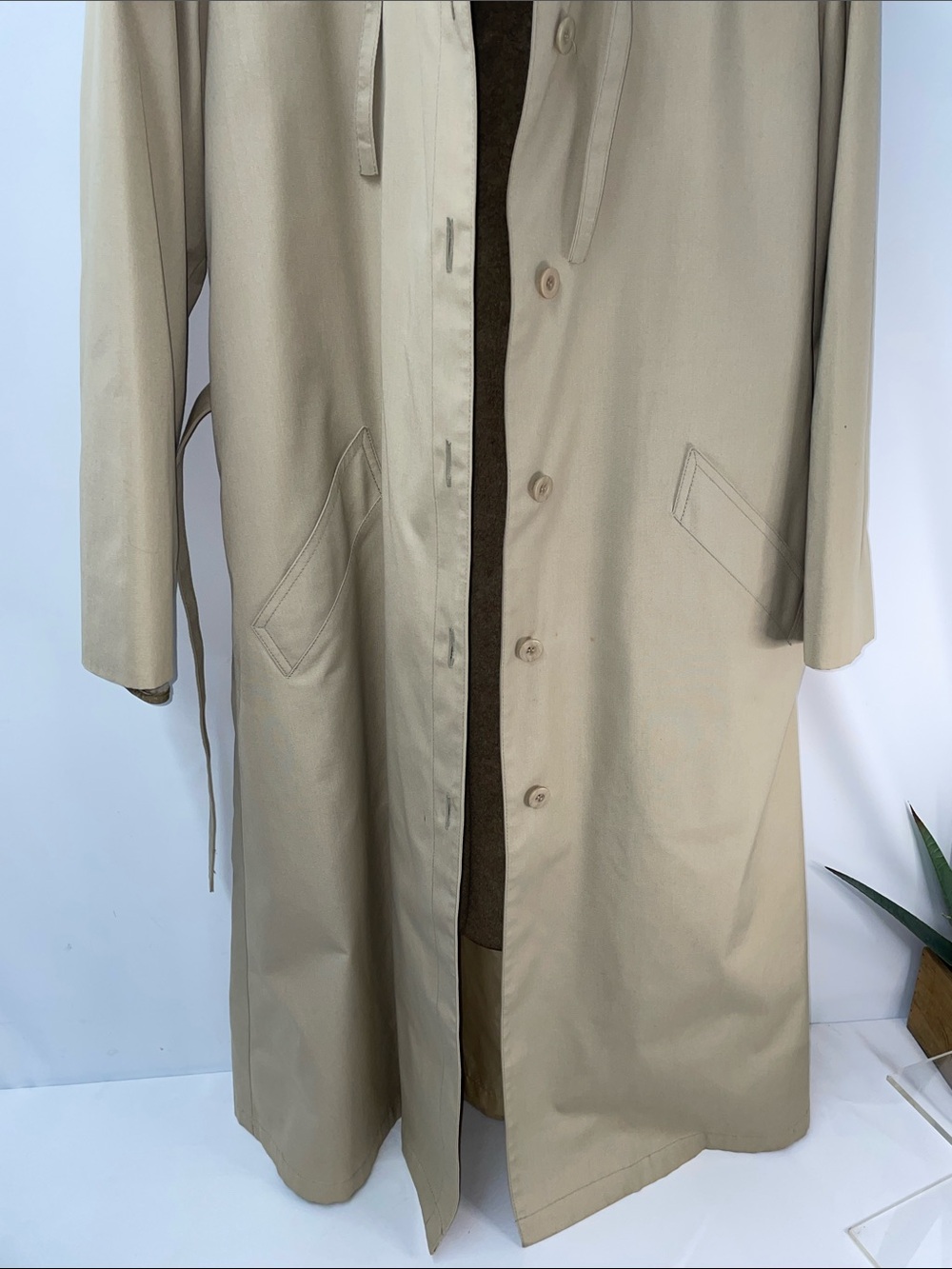 LONDON FOG WOMENS TRENCH COAT REMOVABLE LINING AND HOOD FTL-07-021 - Picture 3 of 10